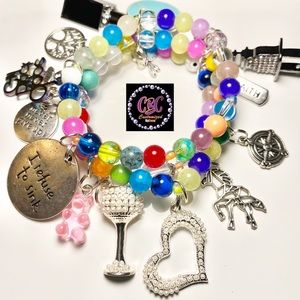 Custom beaded 3 piece junk set